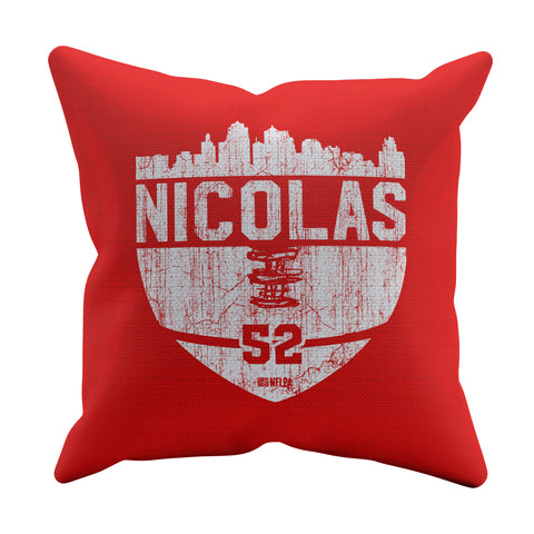 Dadi Nicolas Throw Pillow | 500 LEVEL